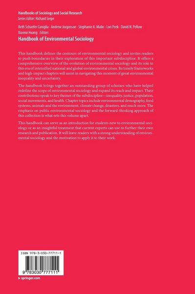 Produktbild: Handbook of Environmental Sociology