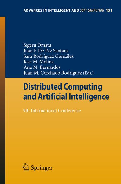 Produktbild: Distributed Computing and Artificial Intelligence