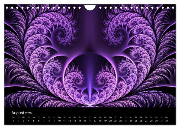 Produktbild: Die Farbe Lila (Wandkalender 2026 DIN A4 quer), CALVENDO Monatskalender