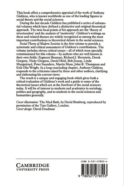 Produktbild: Social Theory of Modern Societies