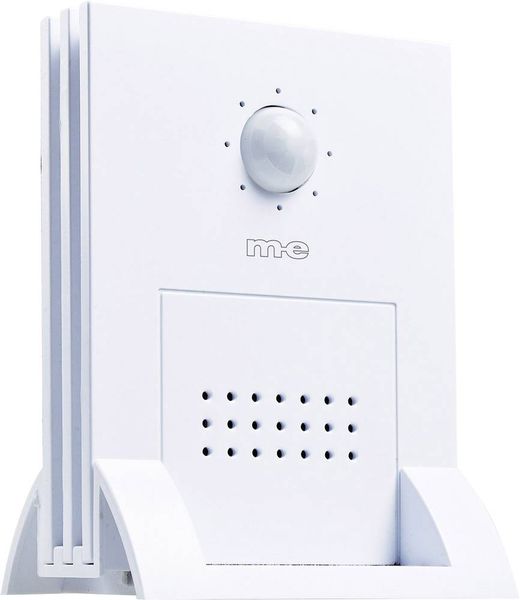 Produktbild: M-e modern-electronics Durchgangsmelder DGF-300 Wei&szlig; mit Bewegungsmelder 41058