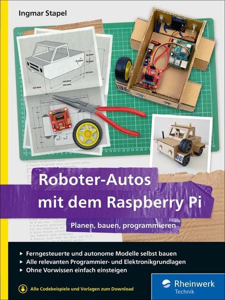Produktbild: Roboter-Autos mit dem Raspberry Pi