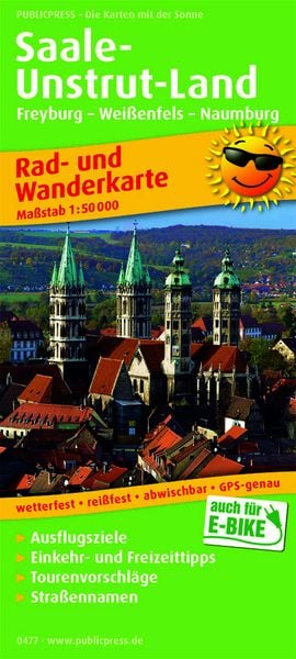 Saale-Unstrut-Land 1 : 50 000, Sonstige von , KOMPASS freytag und berndt, 9783747304778