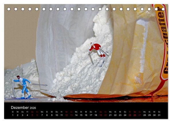 Produktbild: Miniaturen - Klein ganz gro&szlig; (Tischkalender 2026 DIN A5 quer), CALVENDO Monatskalender