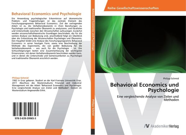 Produktbild: Behavioral Economics und Psychologie