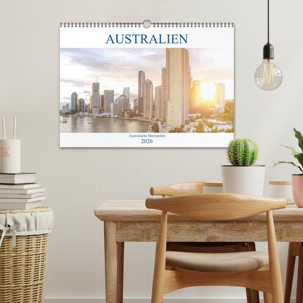 Produktbild: Australien - Australische Metropolen (Wandkalender 2026 DIN A3 quer), CALVENDO Monatskalender