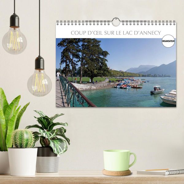 Produktbild: Coup d'&oelig;il sur le Lac d'Annecy (Calendrier mural 2026 DIN A4 vertical), CALVENDO calendrier mensuel