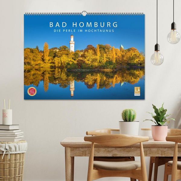 Produktbild: Bad Homburg - Die Perle im Hochtaunus (Wandkalender 2026 DIN A2 quer), CALVENDO Monatskalender