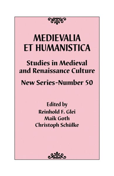 Produktbild: Medievalia Et Humanistica, No. 50