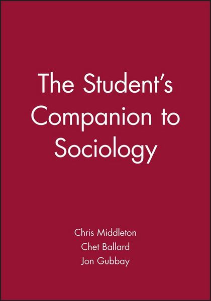 Produktbild: Middleton, C: Student&prime;s Companion to Sociology