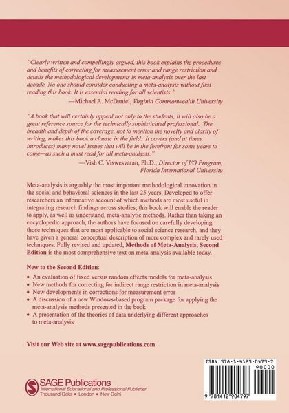Produktbild: Methods of Meta-Analysis