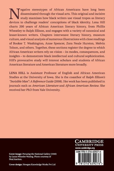 Produktbild: Visualizing Blackness and the Creation of the African American Literary Tradition