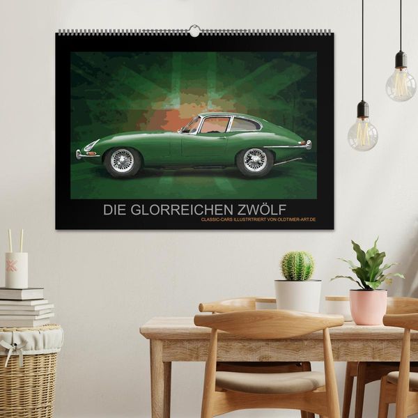 Produktbild: DIE GLORREICHEN ZW&Ouml;LF (Wandkalender 2026 DIN A2 quer), CALVENDO Monatskalender