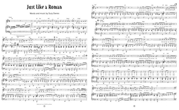 Produktbild: SONGSHEETS_JUST LIKE ROMAN