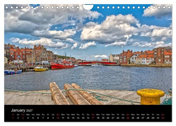 Produktbild: Whitby Harbour (Wall Calendar 2027 DIN A4 landscape), CALVENDO 12 Month Wall Calendar