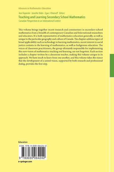 Produktbild: Teaching and Learning Secondary School Mathematics