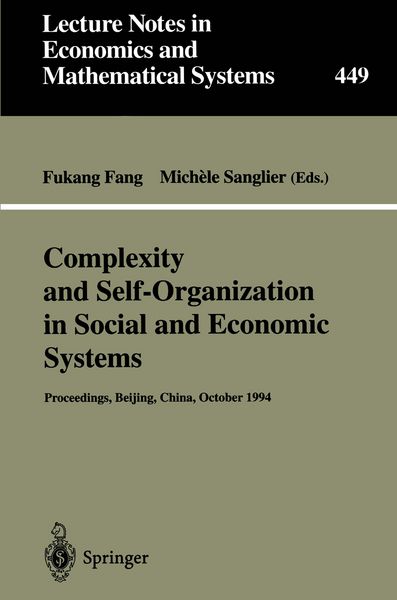Produktbild: Complexity and Self-Organization in Social and Economic Systems