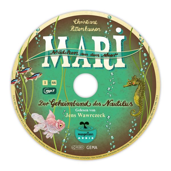 Produktbild: Mari - Mädchen aus dem Meer - Der Geheimbund des Nautilus (mp3-CD)