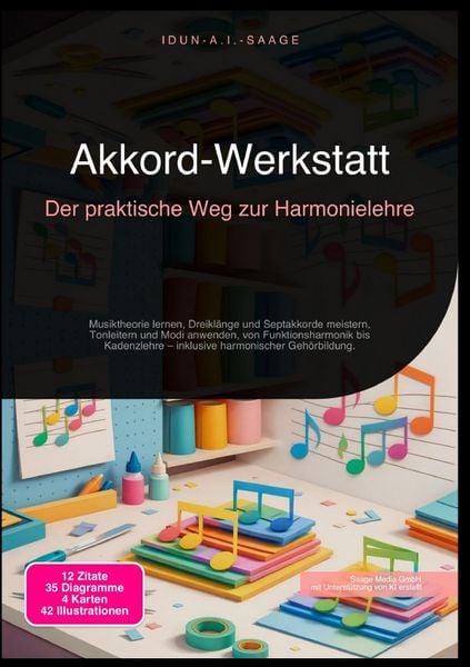 Akkord-Werkstatt: Der praktische Weg zur Harmonielehre, Taschenbuch von Idun A.I. Saage, Epubli, 9783565276042