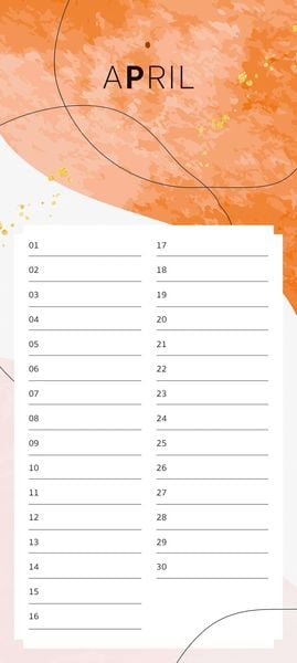 Immerwährender Geburtstagskalender Pattern