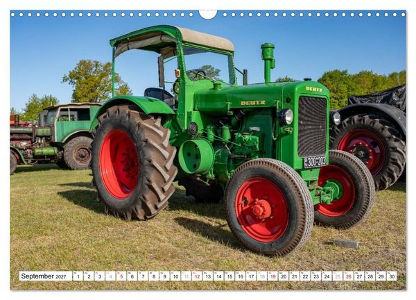 Produktbild: Alte Deutz Traktoren mit Charakter (Wandkalender 2027 DIN A3 quer), CALVENDO Monatskalender