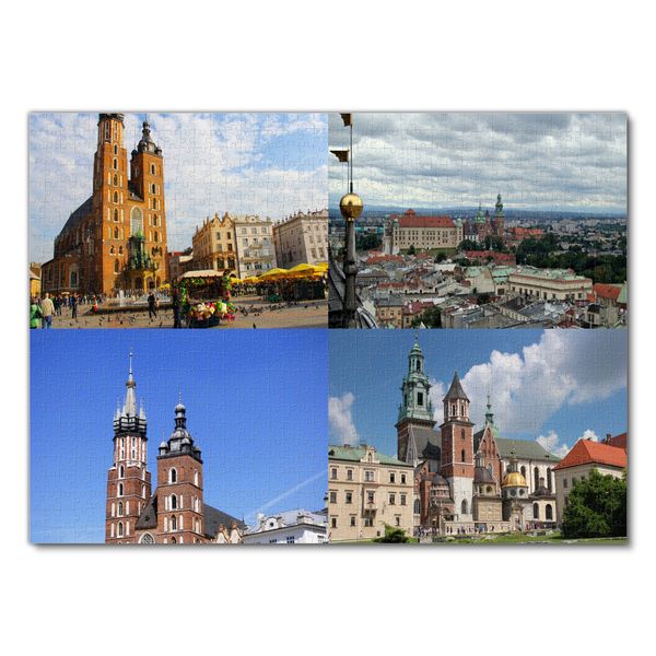Produktbild: Lais Puzzle Collage Krakau 1000 Teile