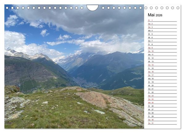 Produktbild: Alpenauszeit - Bergmomente f&uuml;rs Herz (Wandkalender 2026 DIN A4 quer), CALVENDO Monatskalender
