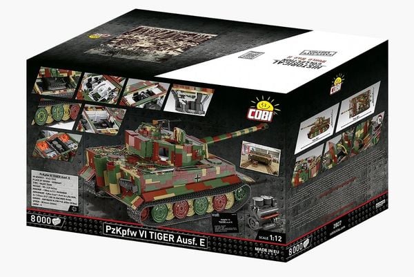 Produktbild: COBI Historical Collection 2807 - Executive Edition, PzKpfW VI Tiger Ausf. E, Bausatz 1:12, 8000 Klemmbausteine