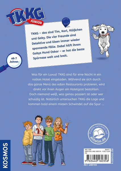 Produktbild: TKKG Junior, 1, Hochstapler im Hotel