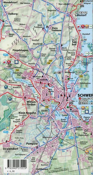 Produktbild: Reise- und Entdeckerkarte Seenland Schwerin, Sternberg, Krakow am See