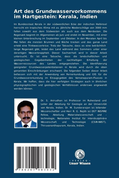 Produktbild: Art des Grundwasservorkommens im Hartgestein: Kerala, Indien