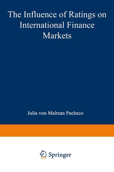 Produktbild: The Influence of Ratings on International Finance Markets