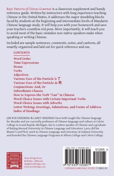 Produktbild: Basic Patterns of Chinese Grammar