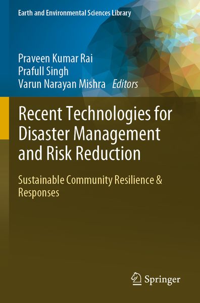 Produktbild: Recent Technologies for Disaster Management and Risk Reduction