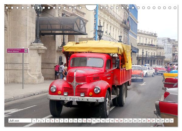 Produktbild: LKW Veteranen - Oldtimer der Marke Dodge in Kuba (Wandkalender 2025 DIN A4 quer), CALVENDO Monatskalender