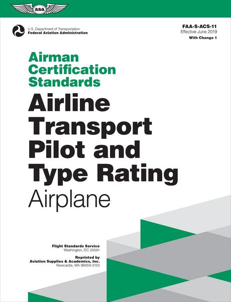 Produktbild: Airman Certification Standards: Airline Transport Pilot and Type Rating - Airplane