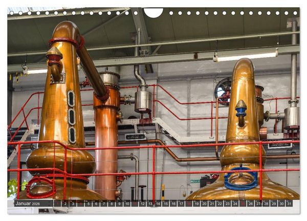 Produktbild: Whisky Distillery - Schottische Brennereien (Wandkalender 2026 DIN A4 quer), CALVENDO Monatskalender