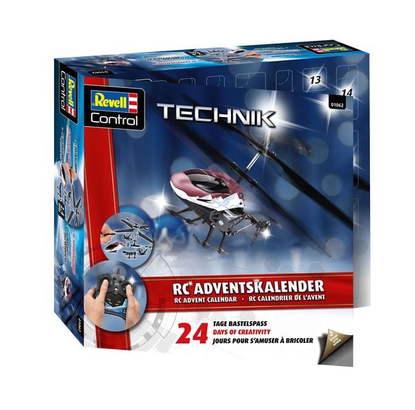 Produktbild: Adventskalender RC Helicopter 2025+2026, Revell Control Ferngesteuerter Hubschrauber