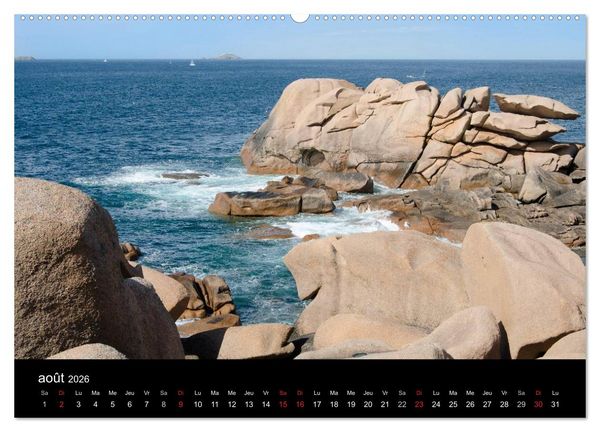 Produktbild: Balade en C&ocirc;tes d'Armor (Calendrier mural 2026 DIN A2 vertical) calendrier de bureau