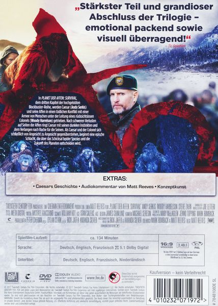 Produktbild: Planet der Affen: Survival