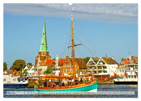 Produktbild: Halbinsel Priwall bei Travem&uuml;nde &ndash; Impressionen von der Ostseek&uuml;ste (Wandkalender 2026 DIN A2 quer), CALVENDO Monatskalender