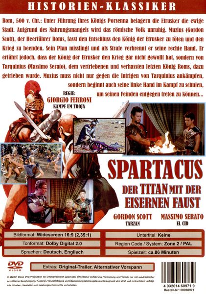 Produktbild: Spartacus - Der Titan mit der eisernen Faust