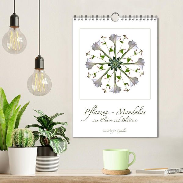 Produktbild: Pflanzen - Mandalas aus Bl&uuml;ten und Bl&auml;ttern (Wandkalender 2026 DIN A4 hoch), CALVENDO Monatskalender