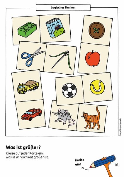 Vorschulblock ab 5 Jahre für Junge und Mädchen - Fit zum Schuleintritt
