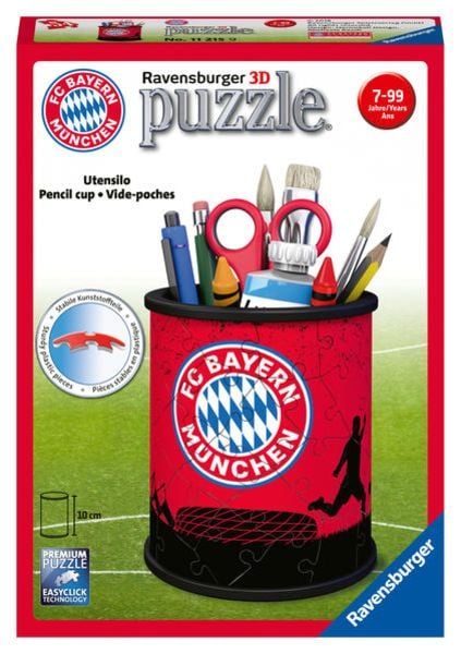 Ravensburger Utensilo: FC Bayern München, Stifte-Becher, 3D-Puzzle