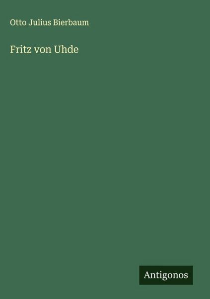 Produktbild: Fritz von Uhde