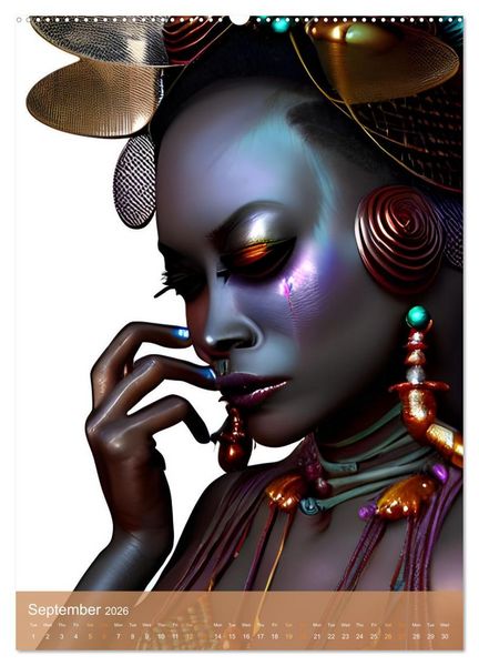 Produktbild: Voodoo Queens (Wall Calendar 2026 DIN A2 portrait), CALVENDO 12 Month Wall Calendar