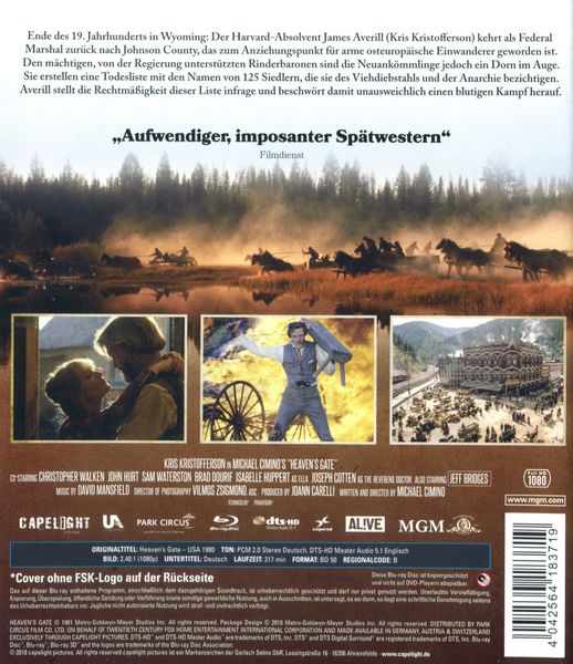 Produktbild: Heaven's Gate - Director's Cut