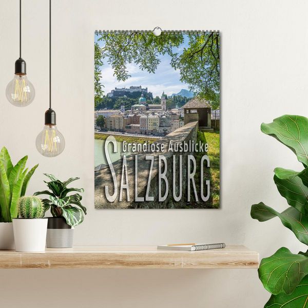 Produktbild: SALZBURG Grandiose Ausblicke (Wandkalender 2026 DIN A3 hoch), CALVENDO Monatskalender