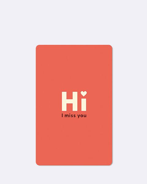 Produktbild: Lunacard Postkarte *Hi I miss you